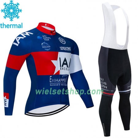Fietskleding (Fietsshirt Lange Mouw + Lange Koersbroek) 2020 IAM Cycling N002 Winter Thermal Fleece